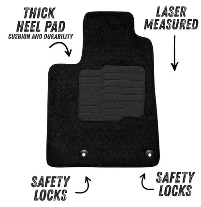 Carpet Floor Mats for 2021 to 2026 Grand Cherokee L (6 or 7 Seat) - Not for Regular Grand Cherokee