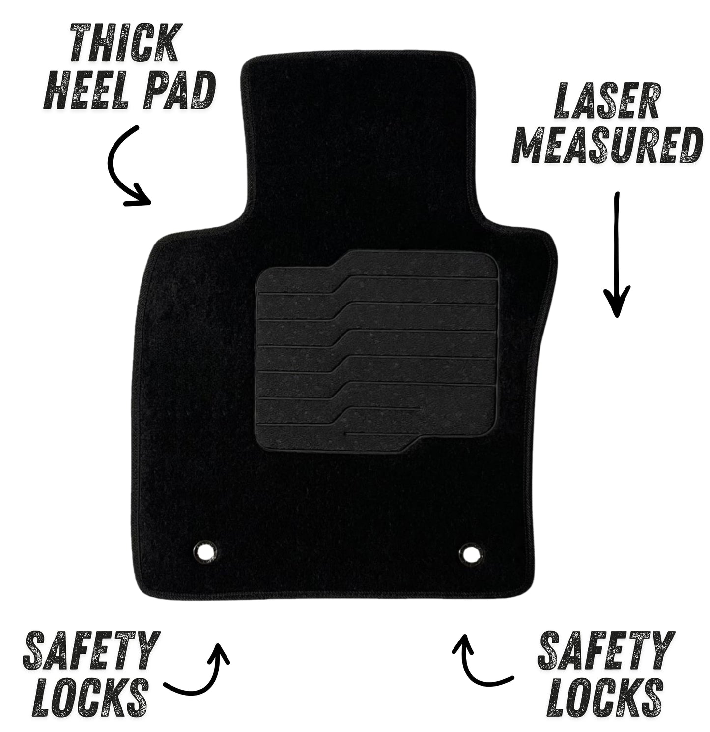 Carpet Floor Mats For 2019 to 2026 Mazda CX-30 and Mazda 3 Hatch and Sedan