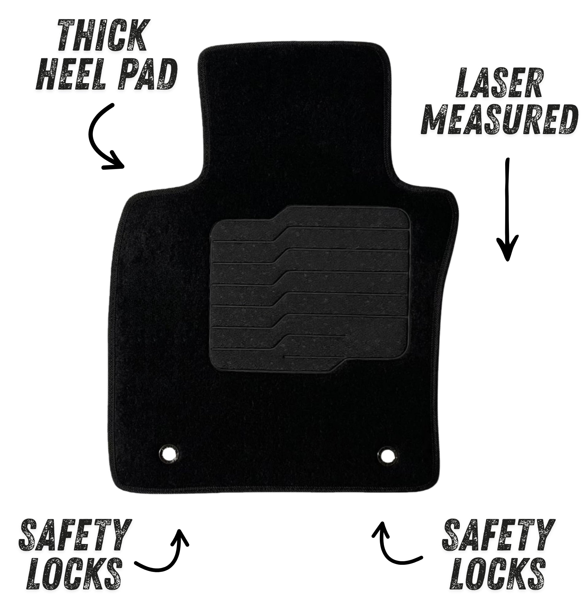 Carpet Floor Mats For 2019 to 2026 Mazda CX-30 and Mazda 3 Hatch and Sedan