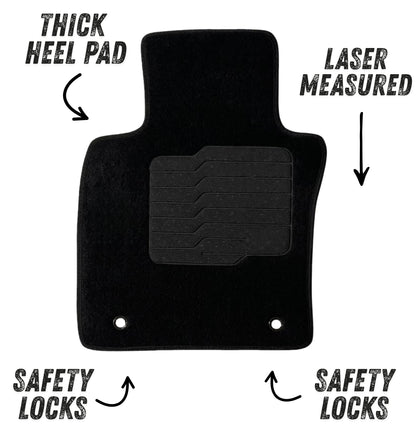 Carpet Floor Mats For 2019 to 2026 Mazda CX-30 and Mazda 3 Hatch and Sedan