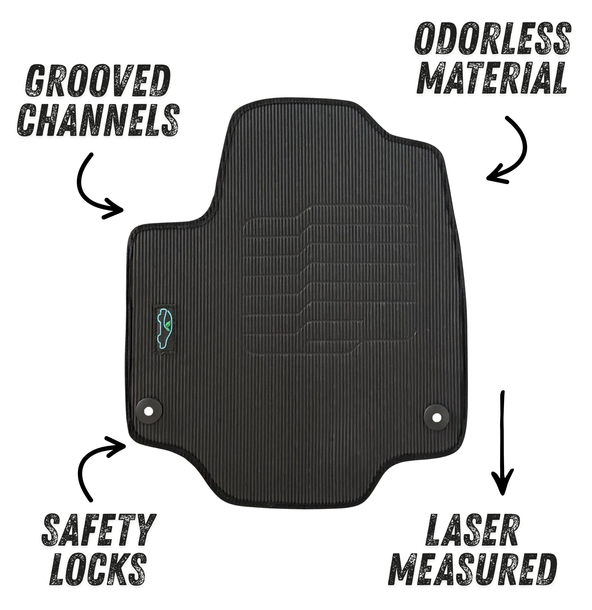 Floor Mats All Weather for 2017 to 2026 Pacifica Hybrid (Not for Gas Models)