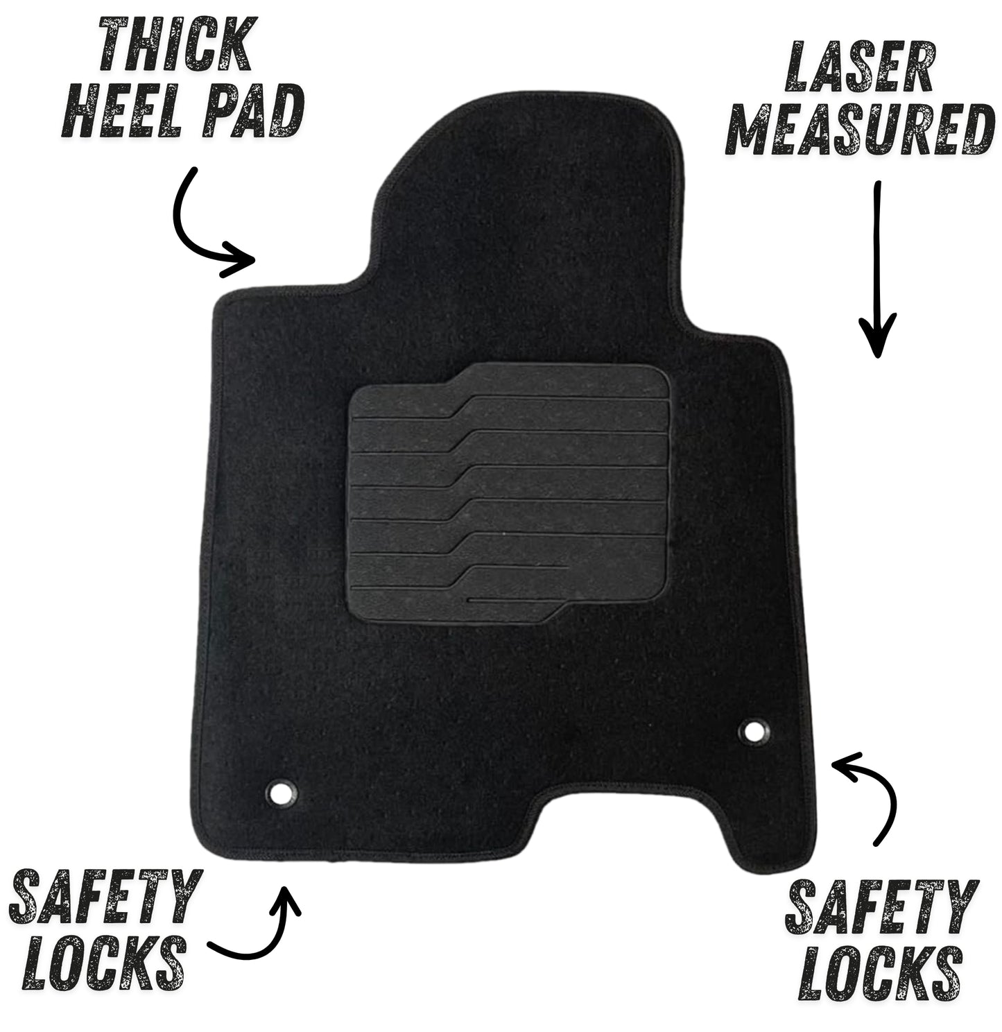 Carpet Floor Mats for 2020 to 2026 Hyundai Sonata and Kia K5, Front and Rear