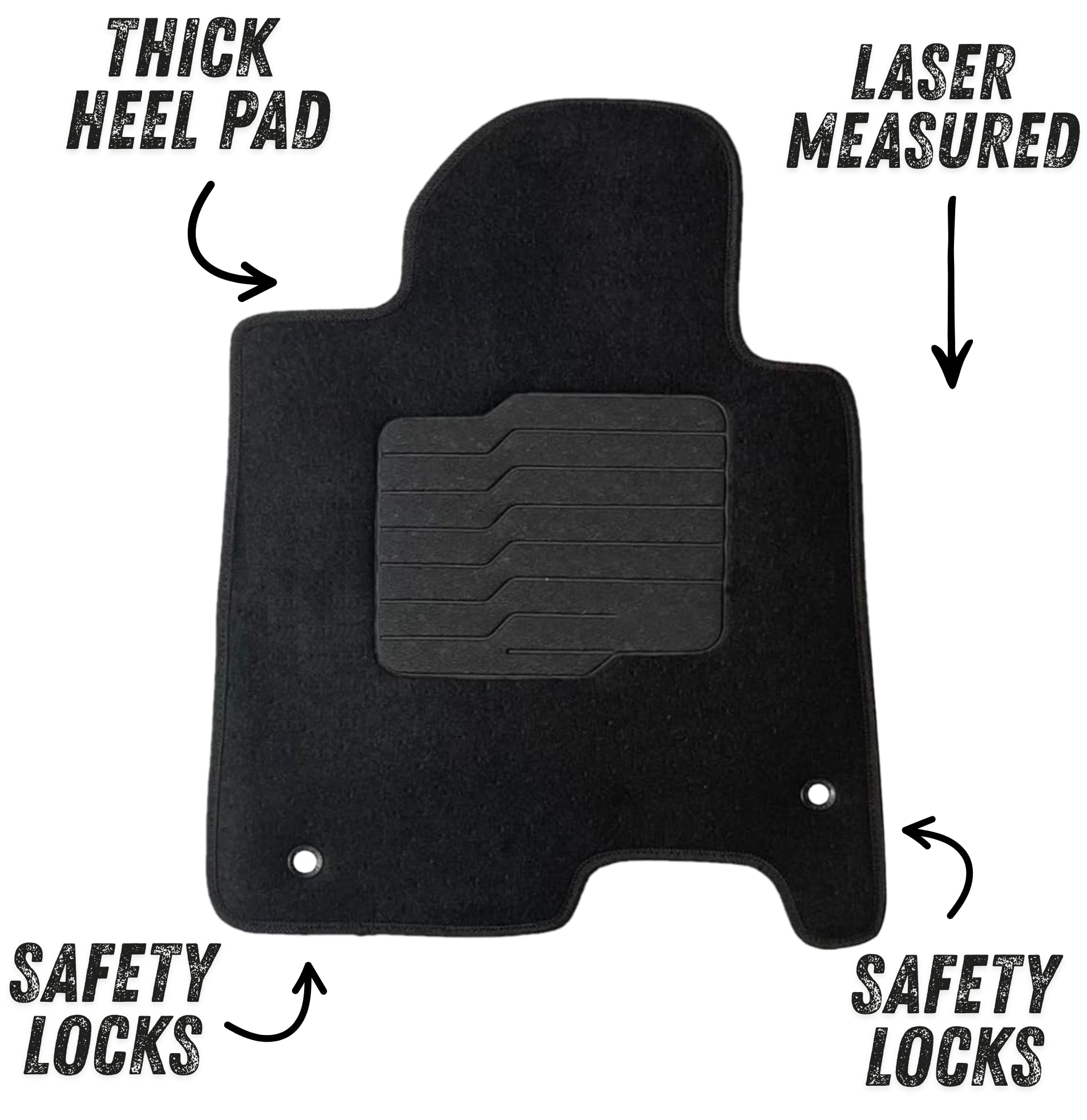 Carpet Floor Mats for 2020 to 2026 Hyundai Sonata and Kia K5, Front and Rear