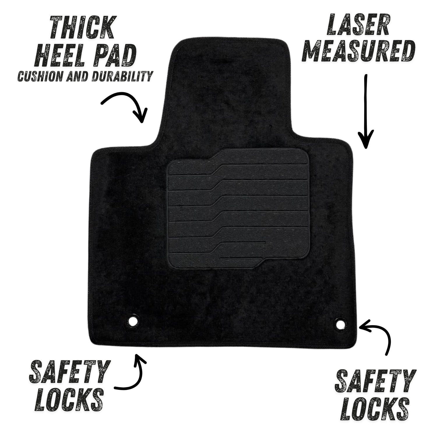 Carpet Floor Mats for 2021 to 2026 Kia Sorento Full 3-Row Set (Not for Hybrid Models), Front and Rear