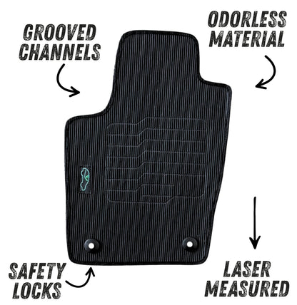All Weather Floor Mats for 2016 to 2021 Jeep Grand Cherokee 16 to 23 Dodge Durango