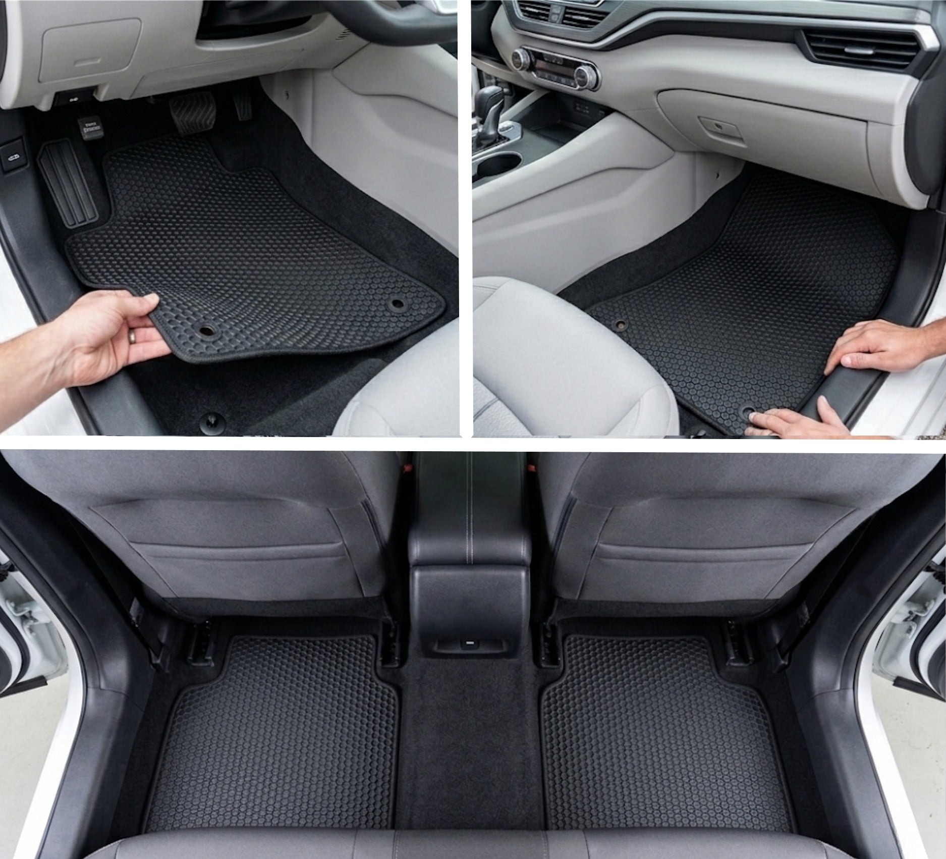 All Weather Honeycomb Floor Mats for 2019 to 2026 Nissan Altima