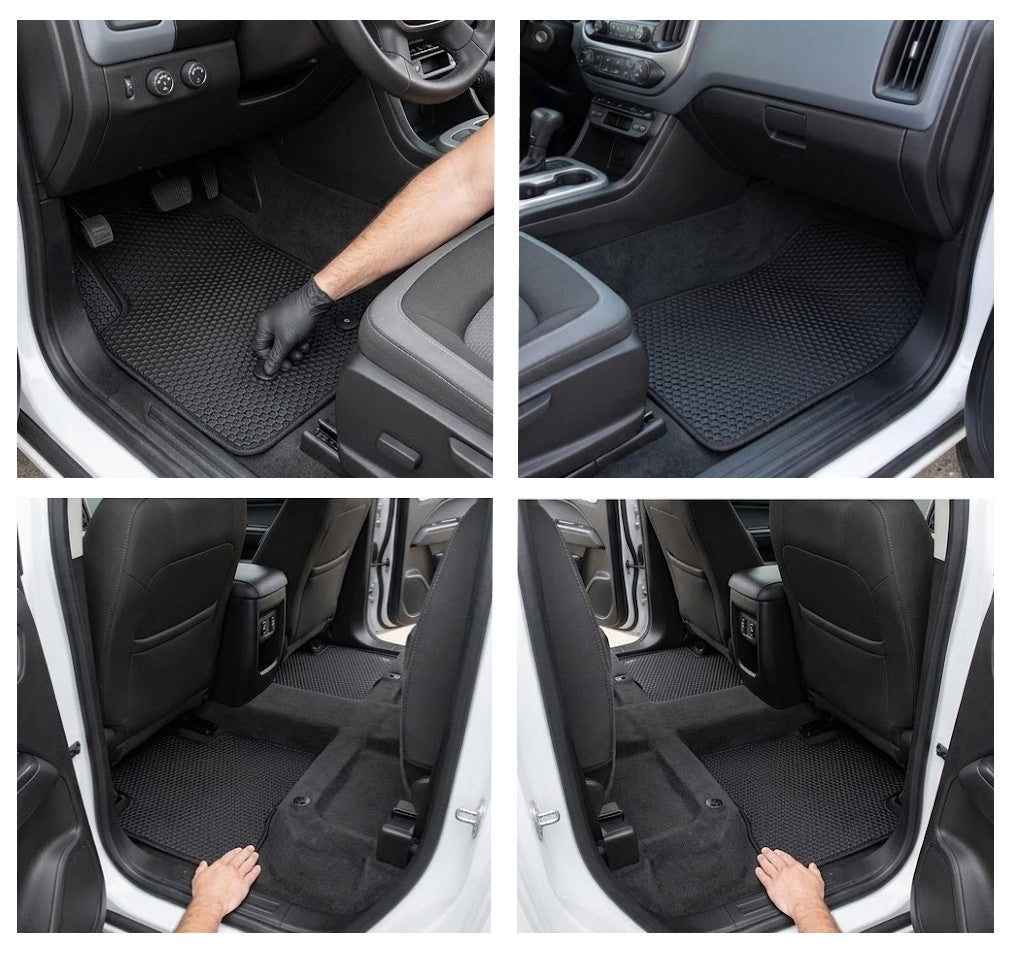 All Weather Floor Mats for 2015 to 2022 Chevrolet Colorado and GMC Canyon