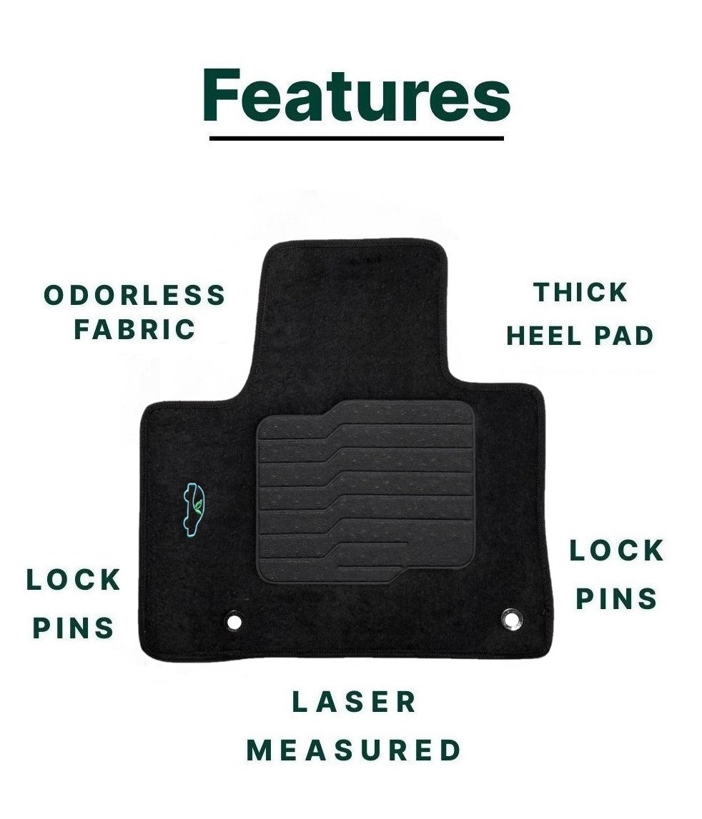 Carpet Floor Mats for 2021 to 2023 Hyundai Santa Fe PHEV (Not for Gas Models)