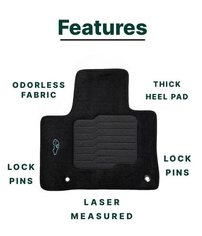 Carpet Floor Mats for 2021 to 2023 Hyundai Santa Fe PHEV
