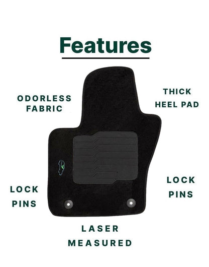 Carpet Floor Mats for 2017 to 2025 Jeep Compass