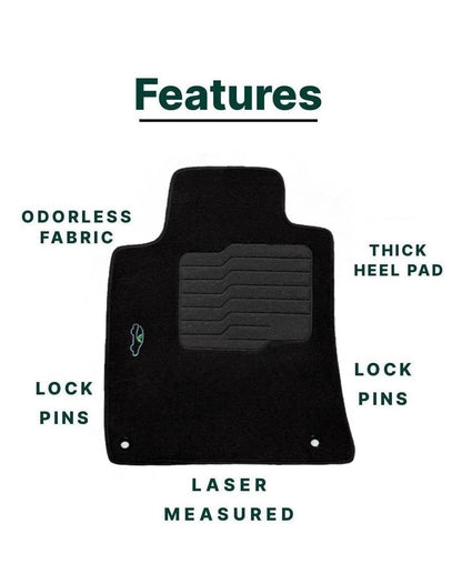Carpet Floor Mats for 2019 to 2025 Nissan Altima