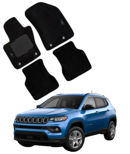 Carpet Floor Mats for 2017 to 2025 Jeep Compass