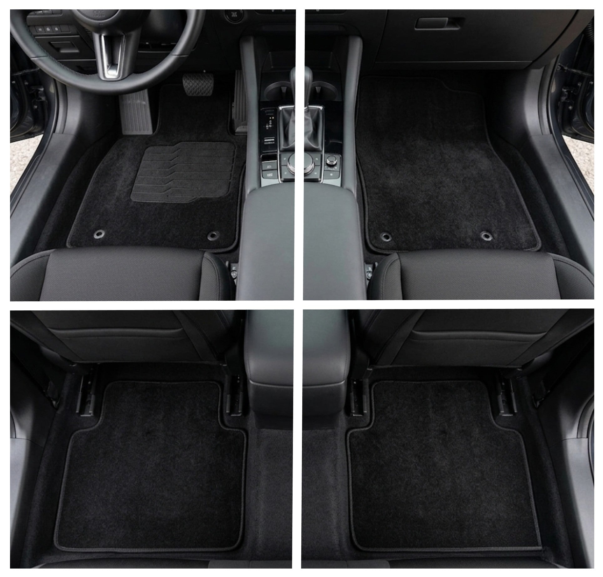 Carpet Floor Mats For 2019 to 2026 Mazda CX-30 and Mazda 3 Hatch and Sedan
