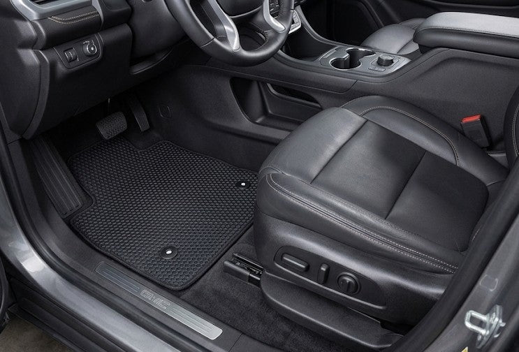 All Weather Honeycomb Floor Mats for 2017 to 2023 GMC Acadia, Full set (including 3rd Row)