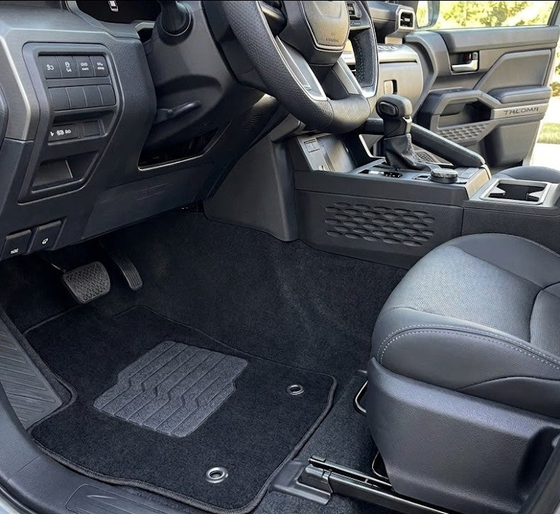 Carpet Floor Mats for 2024 to 2026 Toyota Tacoma, Front and Rear