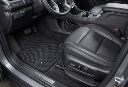 All Weather Honeycomb Floor Mats for 2017 to 2023 GMC Acadia, Front and Rear