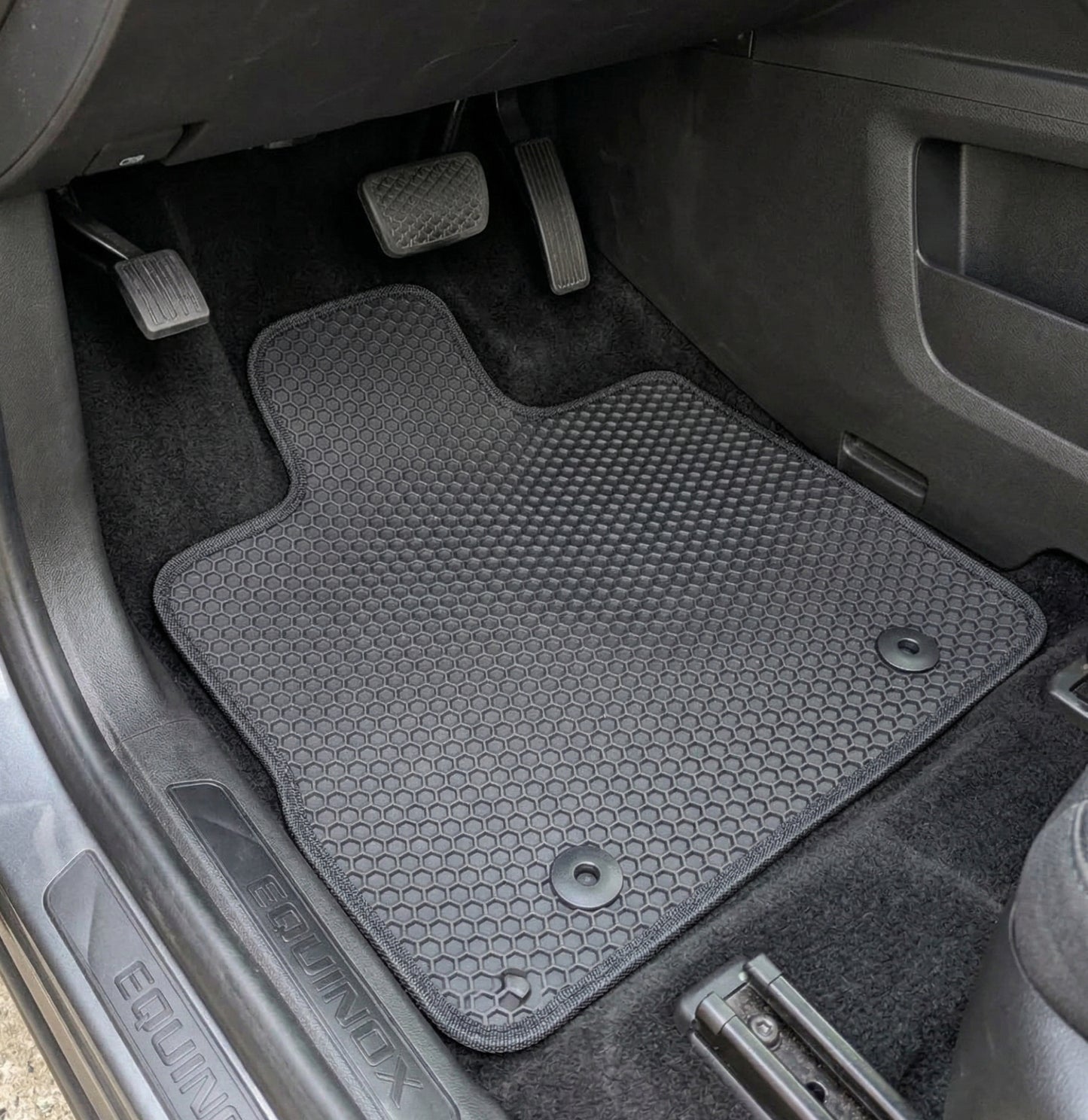 All Weather Honeycomb Floor Mats for 2010 to 2017 Chevrolet Equinox / GMC Terrain