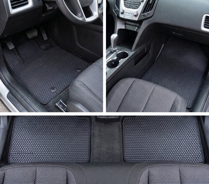 All Weather Honeycomb Floor Mats for 2010 to 2017 Chevrolet Equinox / GMC Terrain