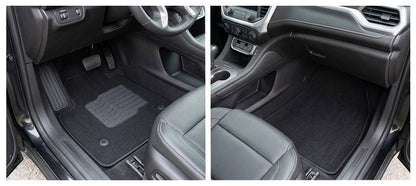 Carpet Floor Mats for 2017 to 2023 GMC Acadia, Full set (including 3rd Row)