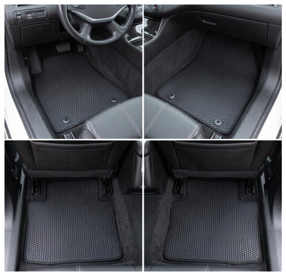 All Weather Honeycomb Floor Mats for 2014 to 2020 Chevrolet Impala, Front and Rear