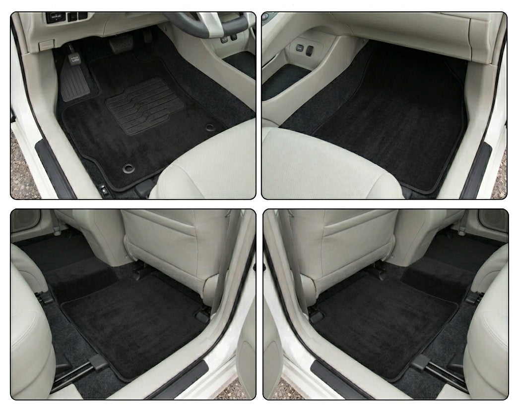Carpet Floor Mats For 2012 to 2015 Toyota Prius, Front and Rear