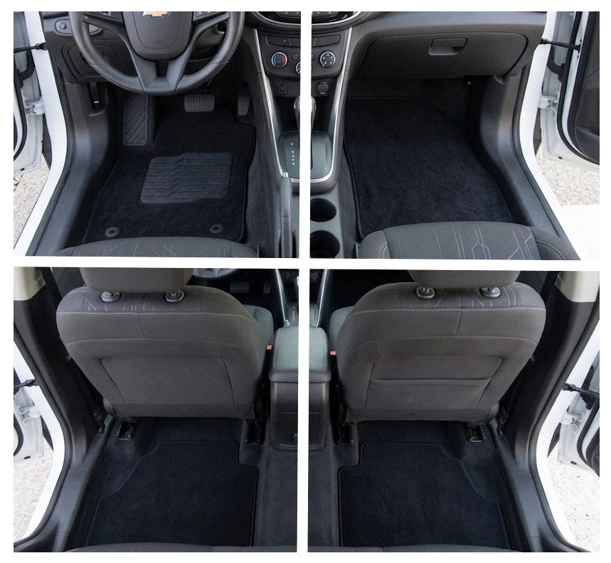 Carpet Floor Mats For 2013 to 2023 Chevrolet Trax & Buick Encore, Front and Rear