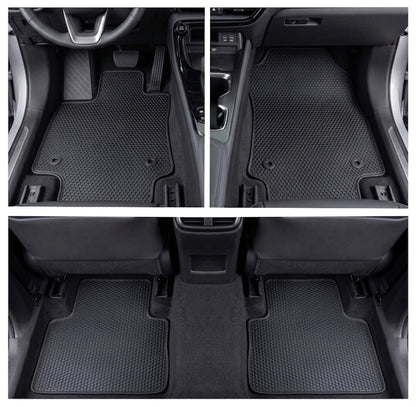 All Weather Honeycomb Floor Mats for 2022 to 2026 Lexus NX250/NX350, Front and Rear, Black