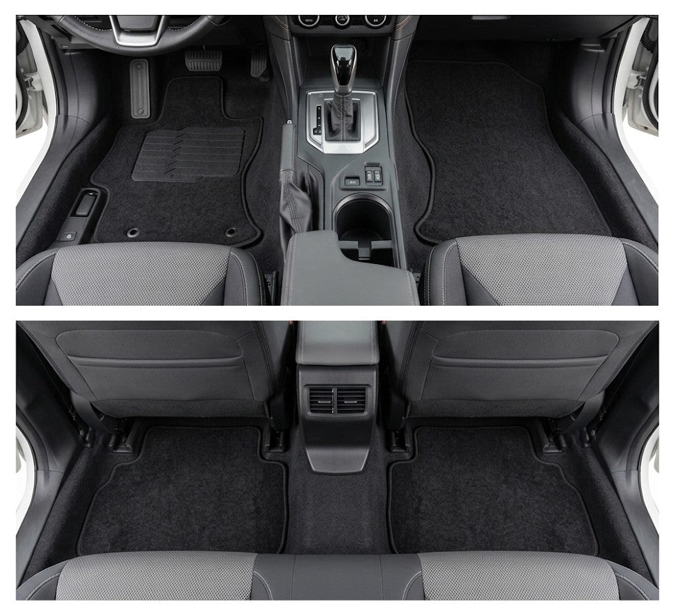 Carpet Floor Mats For 2018 to 2023 Subaru Crosstrek 2017 to 2023 Subaru Impreza, Front and Rear