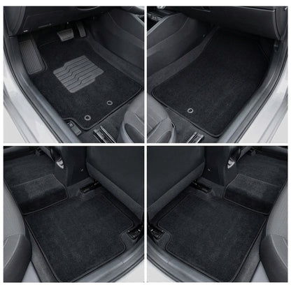 Carpet Floor Mats for 2018 to 2024 Kia Rio, Sedan and Hatch, Front and Rear