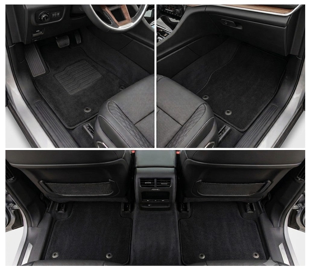 Carpet Floor Mats for 2021 to 2026 Grand Cherokee L (6 or 7 Seat) - Not for Regular Grand Cherokee