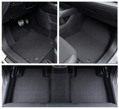 All Weather Honeycomb Floor Mats for 2025 to 2026 Nissan Kicks, Front and Rear