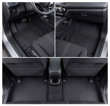 All Weather Honeycomb Floor Mats for 2016 to 2022 Honda HR-V / 2015 to 2020 Honda Fit