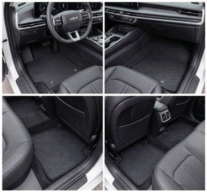 All Weather Honeycomb Floor Mats for 2025 to 2026 Kia K4, Front and Rear