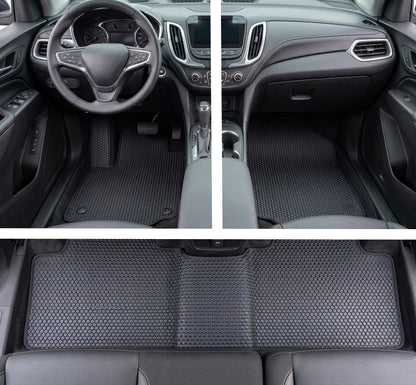 All Weather Honeycomb Floor Mats for 2018 to 2024 Chevrolet Equinox / GMC Terrain