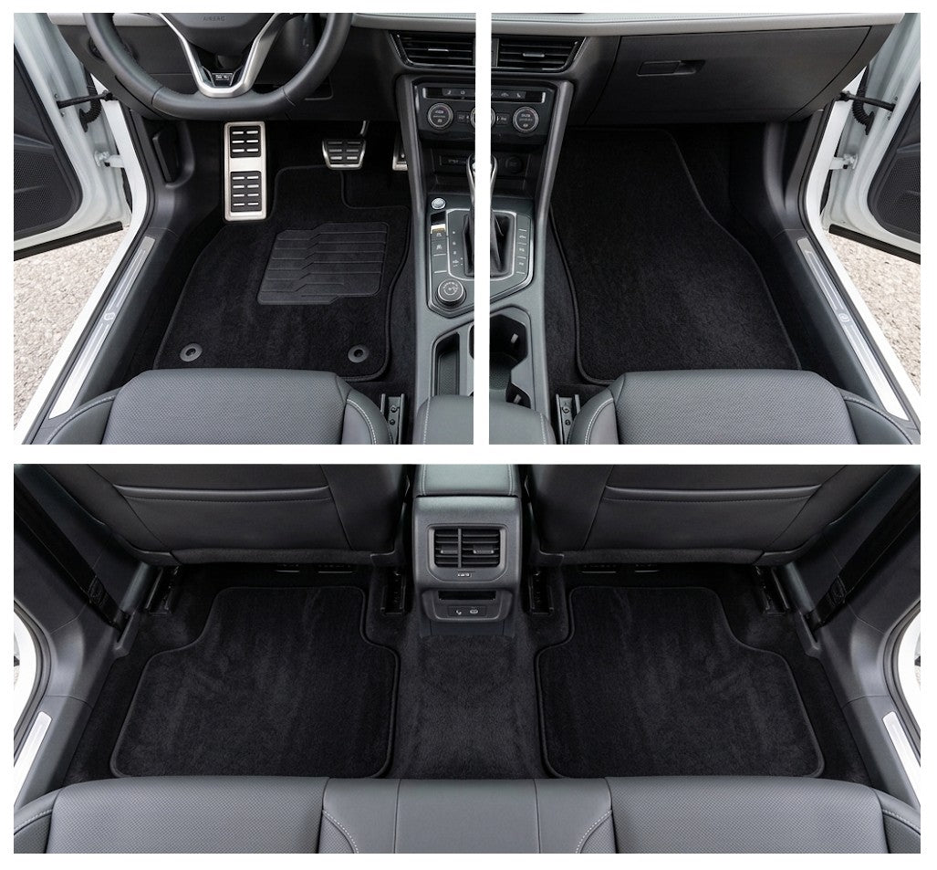 Carpet Floor Mats for 2022 to 2026 Volkswagen Taos, Front and Rear
