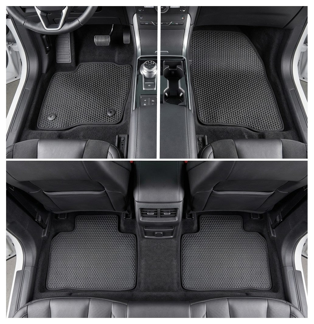 All Weather Honeycomb Floor Mats for 2015 to 202 Ford Edge, Front and Rear