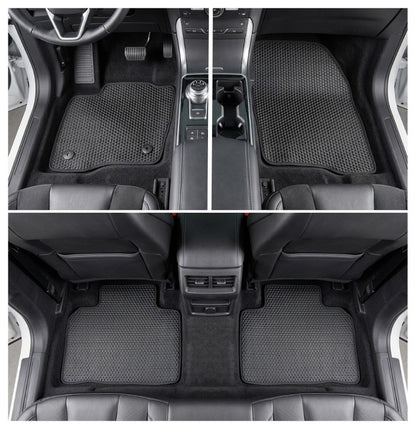 All Weather Honeycomb Floor Mats for 2015 to 202 Ford Edge, Front and Rear