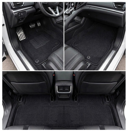 Carpet Floor Mats for 2019 to 2026 Acura RDX, Front and Rear, Black