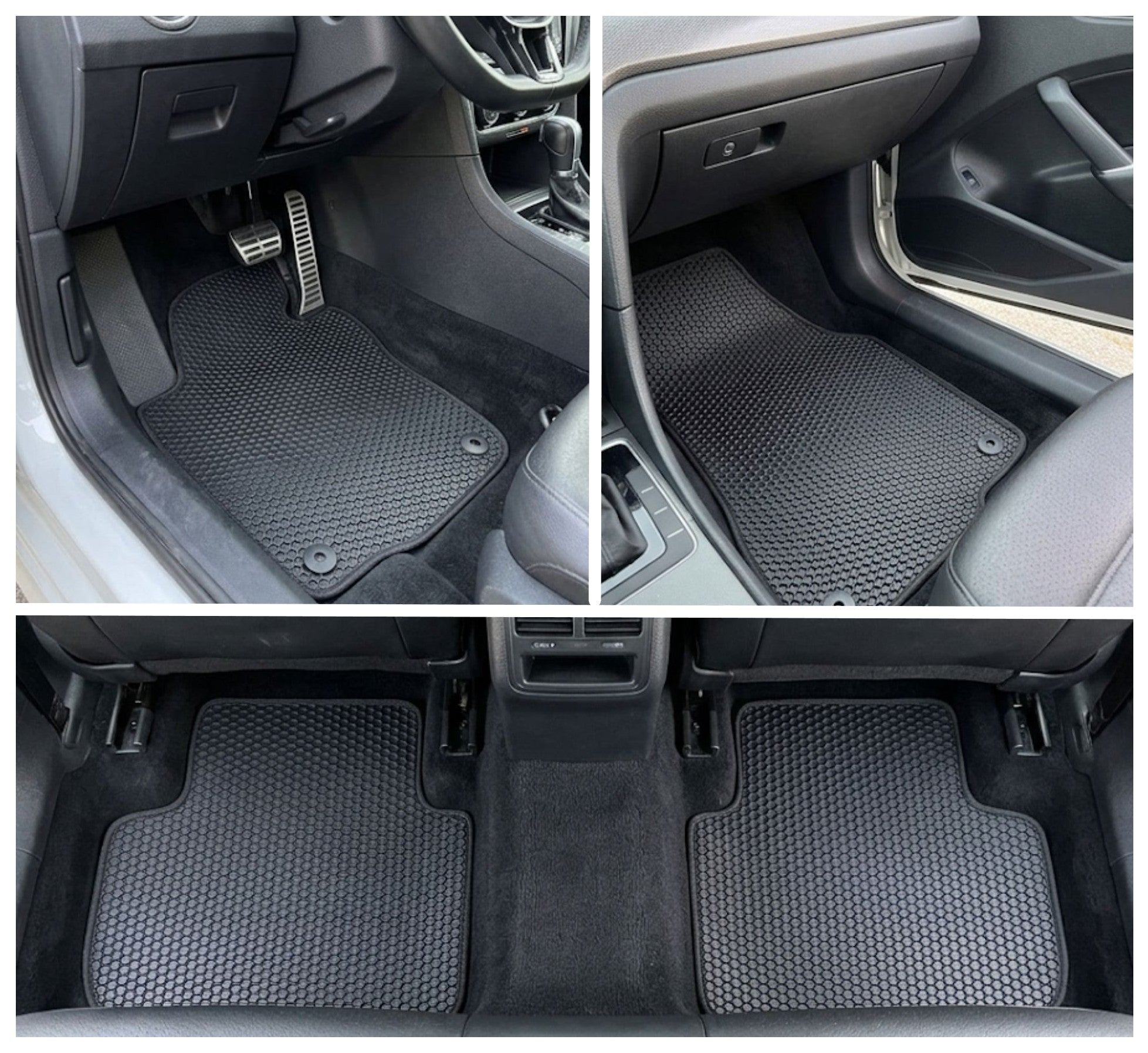 All Weather Honeycomb Floor mats for 2011 to 2019 Volkswagen Passat