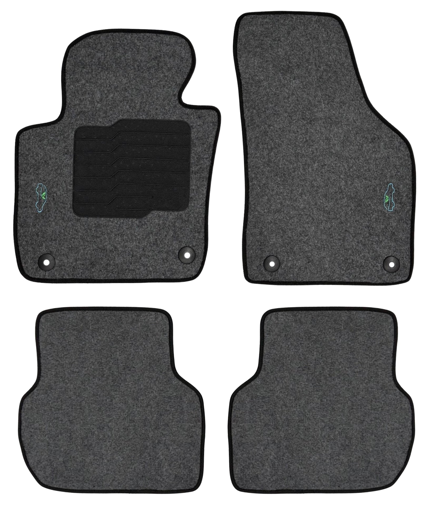 Carpet Floor mats for 2011 to 2018 Volkswagen Jetta - Gray