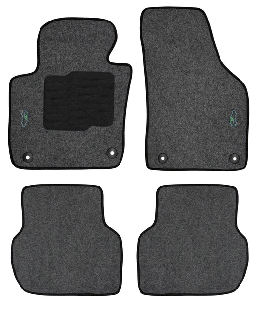 Carpet Floor mats for 2011 to 2018 Volkswagen Jetta - Gray