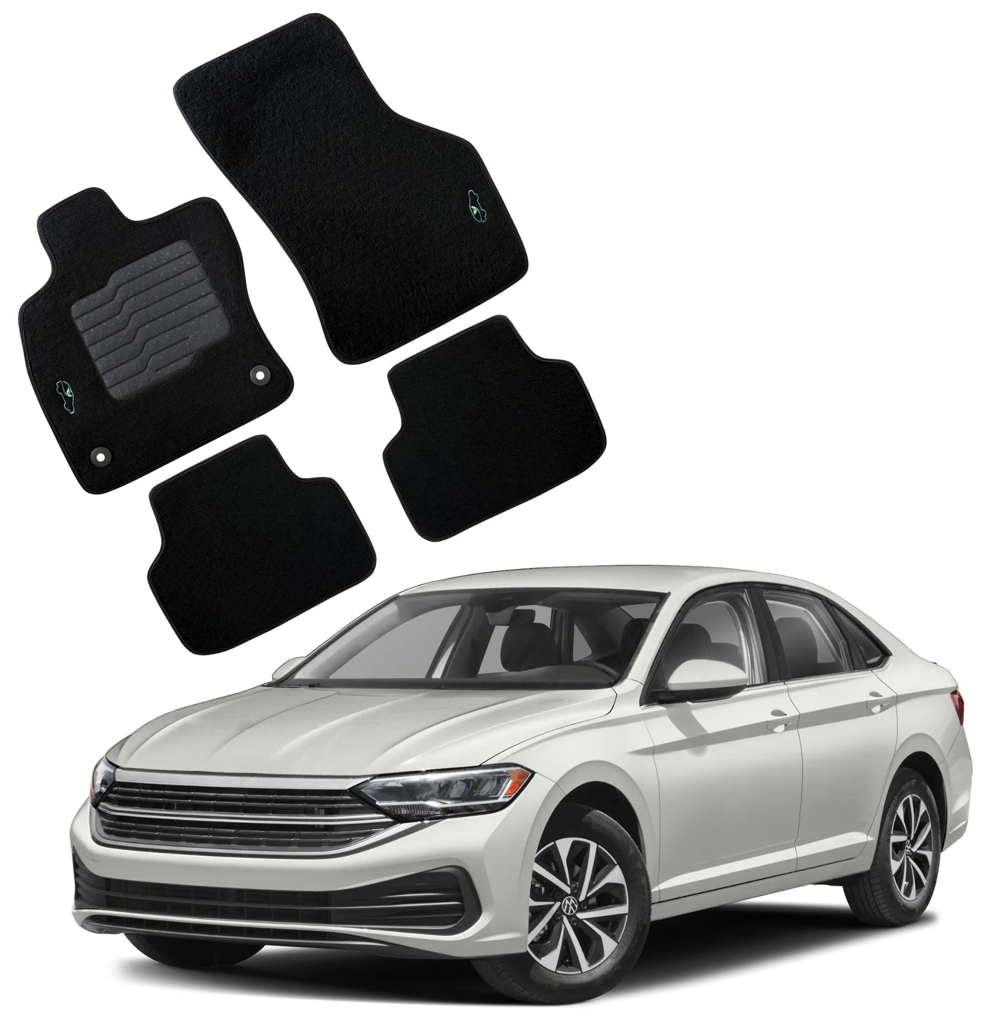 Carpet Floor Mats for 2019 to 2025 Volkswagen Jetta