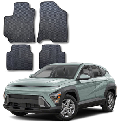 All Weather Floor Mats for 2024 to 2026 Hyundai Kona (Not for Electric Models)