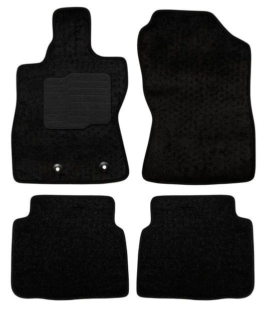 Carpet Floor Mats for 2024-2026 Subaru Crosstrek and Impreza, Front and Rear, Black
