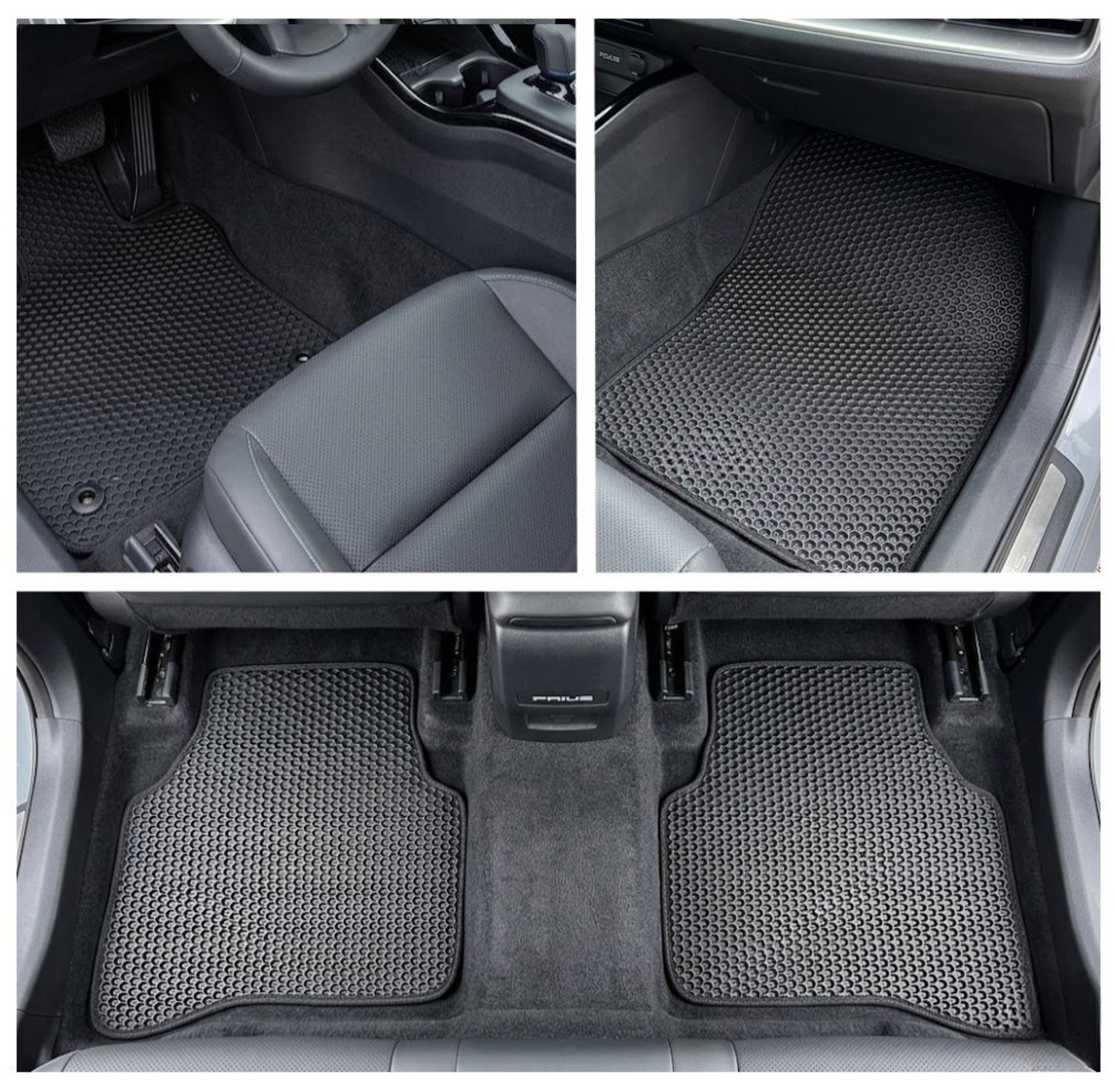 All Weather Honeycomb Floor Mats for 2023 to 2026 Toyota Prius