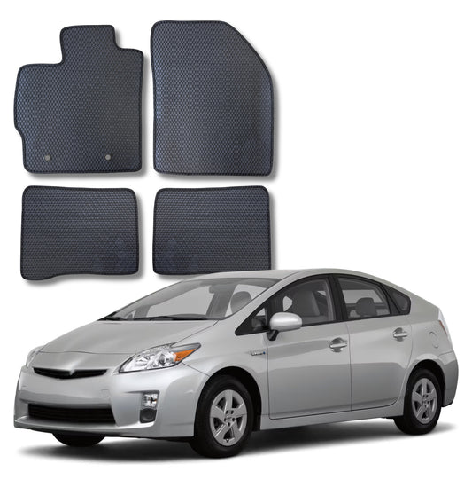 All Weather Honeycomb Floor Mats For 2010 and 2011 Toyota Prius