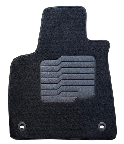 Carpet Floor Mats for 2016-2022 Lexus RX350 RX450h / 2018-2022 RX350L RX450HL, Front and Rear, Black