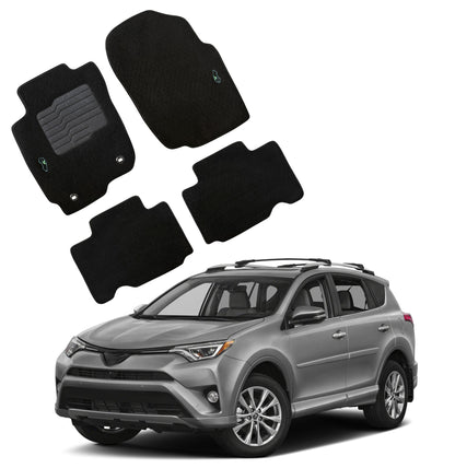 Carpet Floor Mats for 2013 to 2018 Toyota RAV4, Front and Rear
