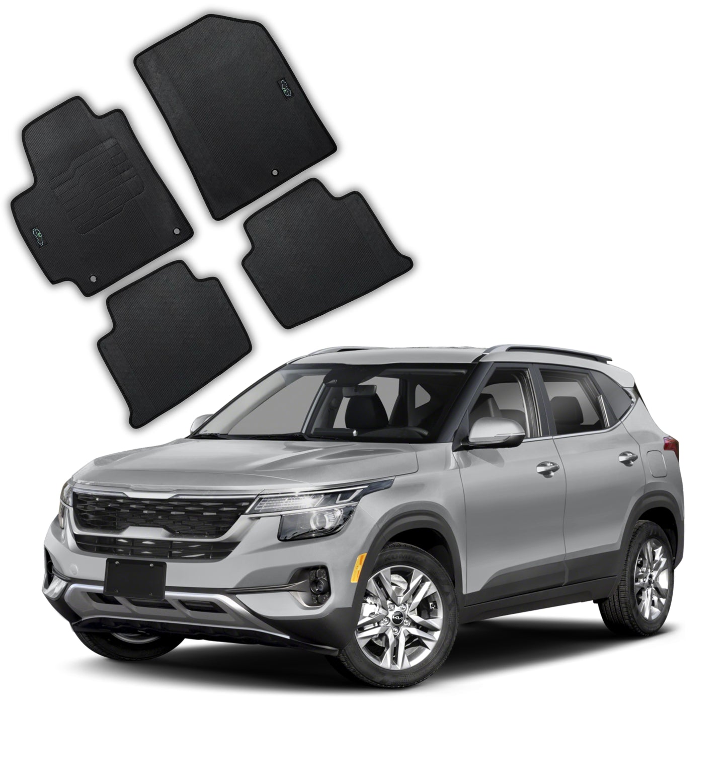 Floor Mats for 2021 to 2025 Kia Seltos - All Weather