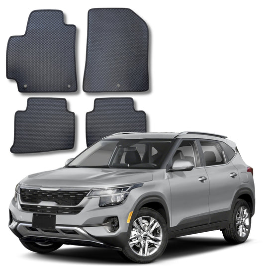 All Weather Honeycomb Floor Mats for 2021 to 2026 Kia Seltos